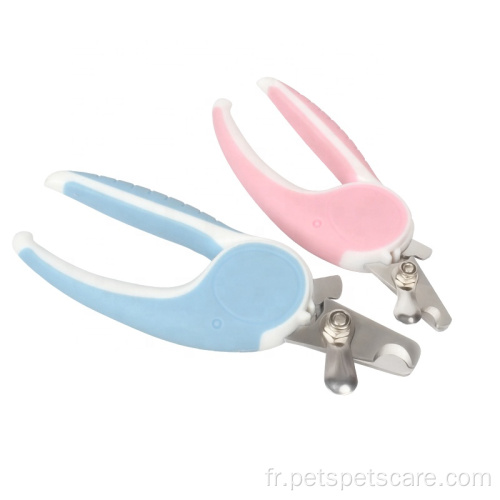 Pet Dog Cat Nail Clipper avec gardien de sécurité